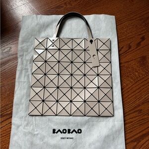 NEW w Tags attached Bao Bao Issey Miyake Lucent Tote Beige